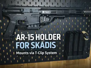 AR-15 Holder for IKEA SKÅDIS – T-Clip Mount
