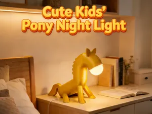 马上有光-北欧风小马灯 Golden Pony Lamp