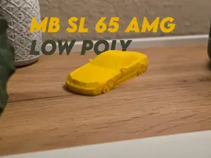 Mercedes Benz SL65 AMG Low Poly