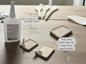 Precision Glue / Resin Applicator Tips With Tray