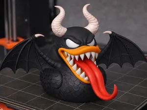 Demonic Duck – Bat Wings & Serpent Tongue