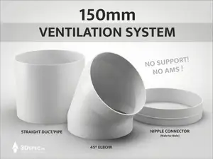 Modular 150mm Ventilation System (Nipple Joint)
