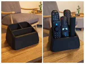 Minimal Remote Caddy – 4 Layouts