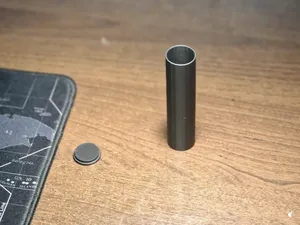 low poly cylindrical money bank/gift box