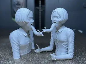 Junji Ito Slug Girl Grotesque Horror Bust Figurine