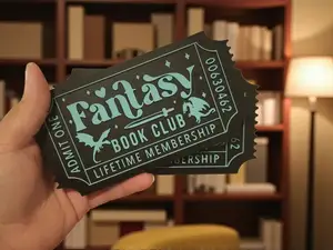 Fantasy Book Club - Bookshelf decoration / sitter