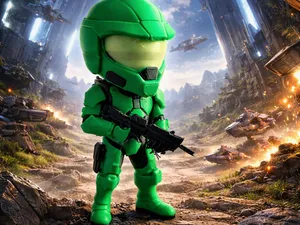 Ultimate Halo Fan Print master chief