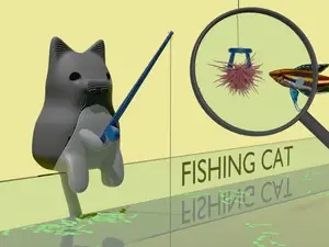 Fishing Cat // Aquarium Fish Feeder