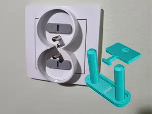Childsafe wall plug cover (EU)