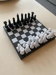 Hexagonal chess set - board + pieces complete game