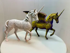 gothic styled unicorn & alicorn