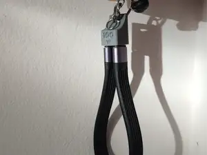 Strong grip USB-C cable holder keychain