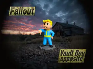 Fallout - Vault Boy opposite