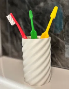 Spiral Toothbrush Mug