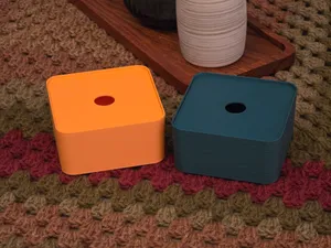 Simple stackable parametric box with lid