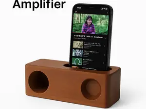 Wood-Look Acoustic Smartphone Speaker – Drop-In