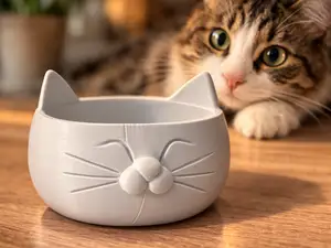 Ciotola Gatto – Bowl Decorativa Semplice per Pet