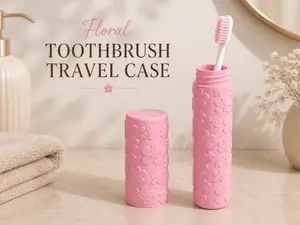 Floral Travel Toothbrush Case (Easy Print)