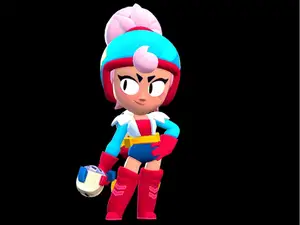 Janet Brawl Stars figurine
