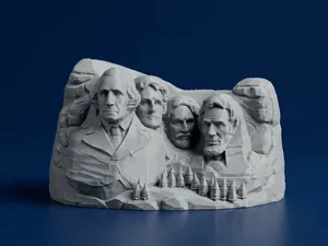 Mount Rushmore – USA Landmark Miniature Model