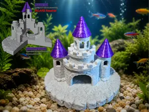 Aquarium Castle Cave (MODULAR ROOF - no AMS)