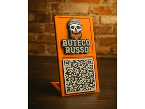 Versatile Display Plate – Branding & QR Code Ready