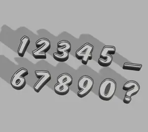 LED Numbers Outside