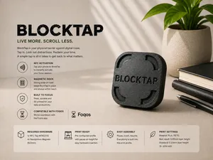 BlockTap:Live More,Scroll Less (Phone App Blocker)