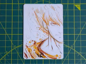 MTG Commander Deck Box Goku Inlay Hueforge