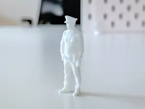 Miniature Police Man for your Diorama