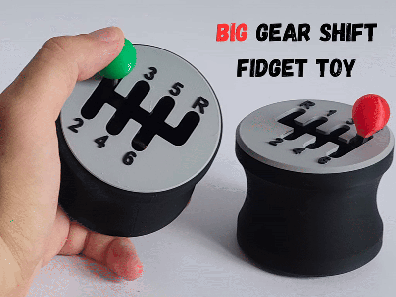 BIG Gearshift fidget toy