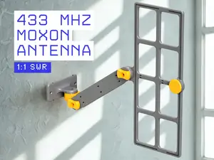 433 MHz Moxon Antenna - 1,1 SWR!