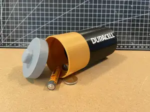 Duracell box for empty batteries