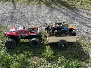 Heavy Duty RC Trailer Flex Size for 1:10 1:8 1:6