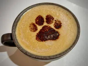 Dog Paw Drink Stencil