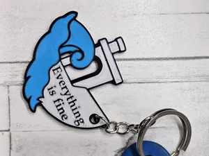 Sinking 3DBenchy – 10th Anniversary Keychain