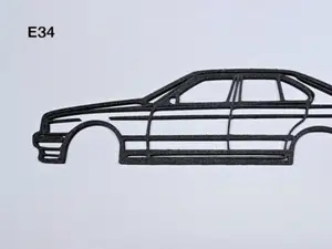 STL-файлы с эмблемами BMW E34 для капота и багажника