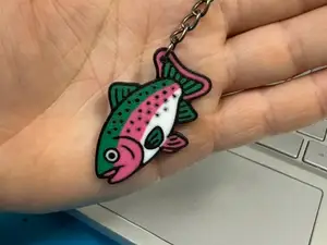 Trout Keychain