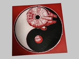 Star Wars jin-jang millennium falcon hueforge