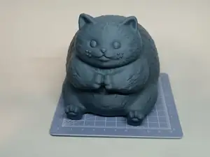 Round Loaf Cat Decorative Statuette