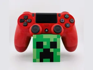 Minecraft Creeper PS4 Controller Stand