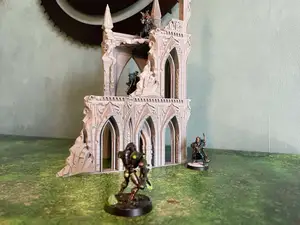 Wargame terrain Grimdark Gothic Ruin Tower