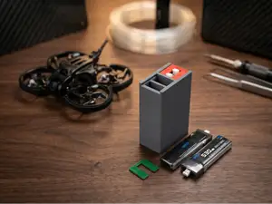 TinyWhoop 1S Battery Case with Charge Status Lids