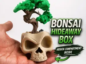 Bonsai Hideaway Box – Planter Secret Compartment