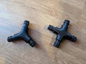 Schlauchverbinder Kreuzung kompatibel mit Gardena