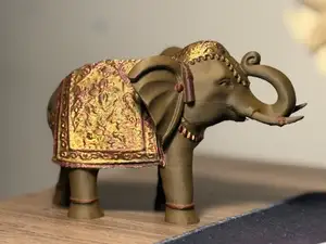 Decorated Indian Elephant