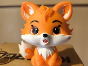 Foxy the cute FOX Figur and Keychain