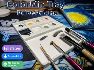 ColorMix Tray – Paint Palette in 3 Sizes