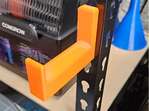 Filament Reel Hook Mount for Metal Storage Shelves