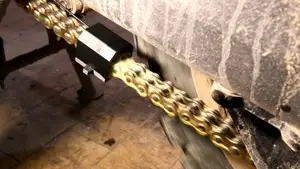 Motorcycle chain lubrication and greasing 520/525
